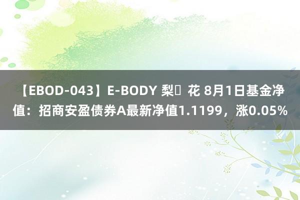 【EBOD-043】E-BODY 梨々花 8月1日基金净值：招商安盈债券A最新净值1.1199，涨0.05%