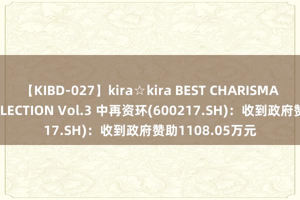 【KIBD-027】kira☆kira BEST CHARISMA☆MODEL☆COLLECTION Vol.3 中再资环(600217.SH)：收到政府赞助1108.05万元