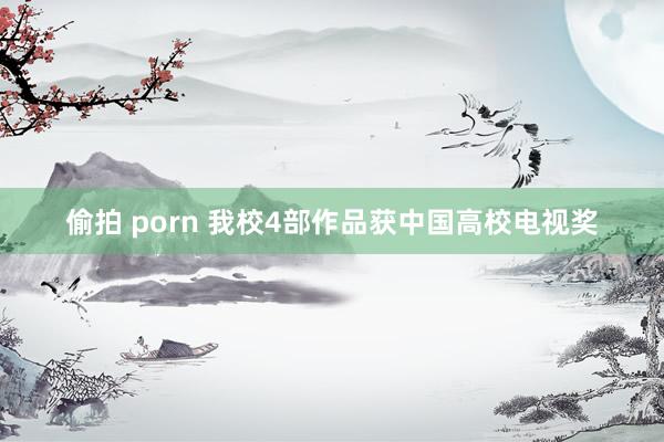 偷拍 porn 我校4部作品获中国高校电视奖